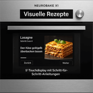 NEUROBAKE X1 – Der lernfähige KI-Backofen für perfekte Ergebnisse