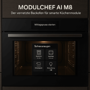 MODULCHEF AI M8 – Der vernetzte Backofen für smarte Küchenmodule
