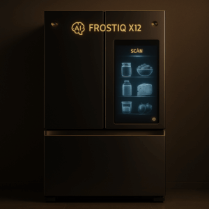 FROSTIQ X12 – Der lernfähige KI-Kühlschrank mit Vision