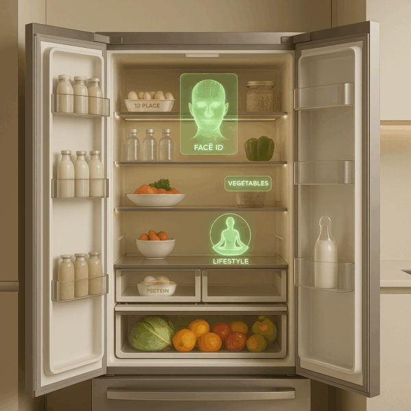 SENSEFREEZE V7 – Der biometrische Komfort-Kühlschrank mit KI - Image 3