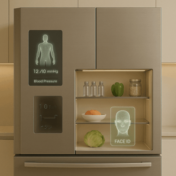 SENSEFREEZE V7 – Der biometrische Komfort-Kühlschrank mit KI - Image 4