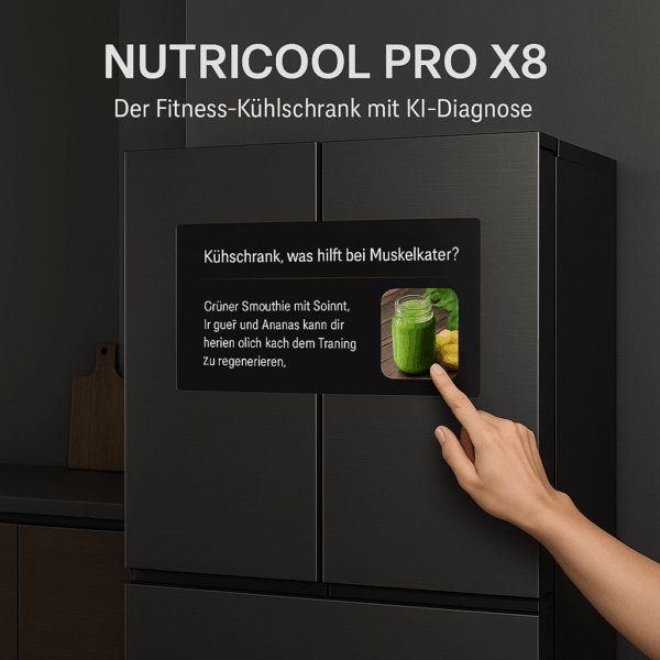 NUTRICOOL PRO X8 – Der Fitness-Kühlschrank mit KI-Diagnose - Image 4