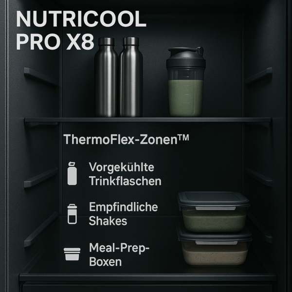 NUTRICOOL PRO X8 – Der Fitness-Kühlschrank mit KI-Diagnose - Image 2